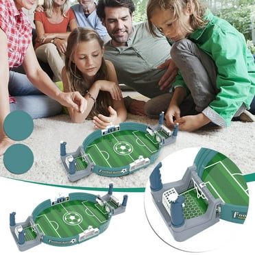 Mini Table Football Game, Two-Player Interactive Foosball Tabletop Toy for Family Party Kids, Portable Desktop Soccer Game with Balls, Sports Gift for Children Adults