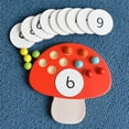 thumbnail image 4 of Juguetes Montessori Hugo de cuentas matemáticas actividades preescolares juegos de contar cuentas, 4 of 10