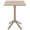 Beige, variant on Safavieh Stella Outdoor Polyethylene Square Bistro Table, White