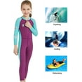 thumbnail image 2 of DIVE & SAIL Kids One Piece Long Sleeve Swimsuit Sun Protection Sunsuit Wetsuit, 2 of 13