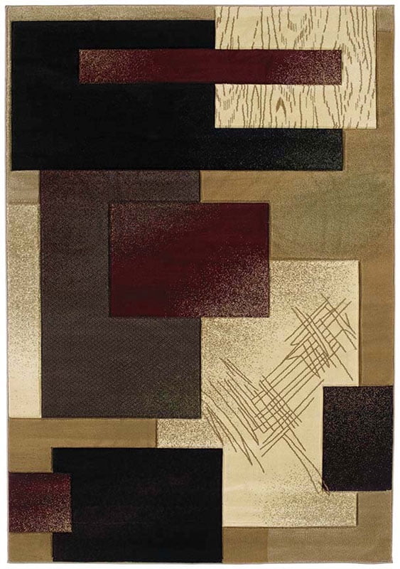 United Weavers Contours Area Rug 51020834 Mondavi Burgundy 2' 7" x 4