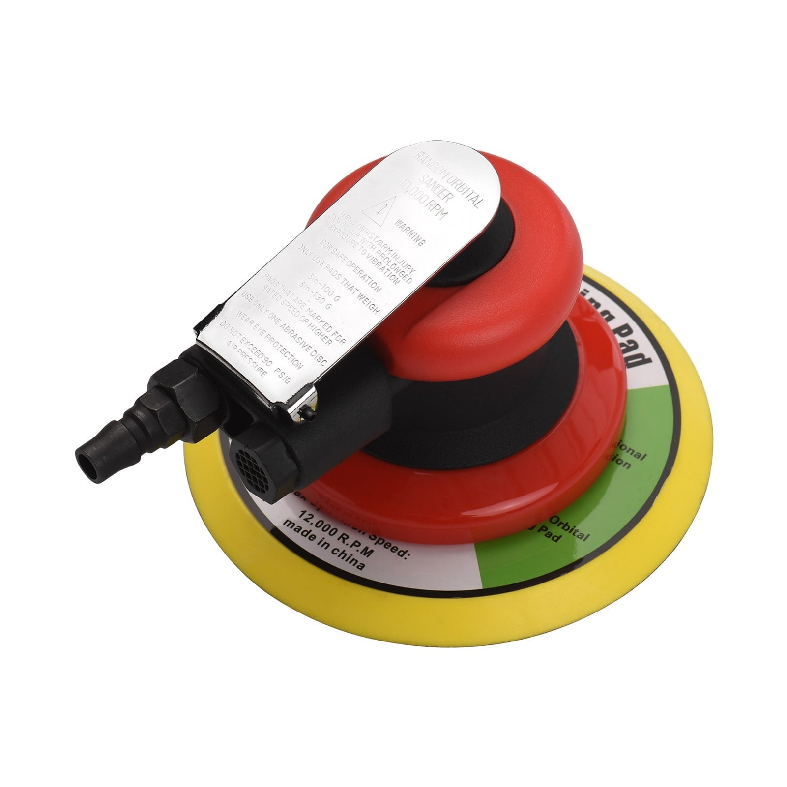 6 Inch Pneumatic Air Sander Polisher Tool Polishing Random Orbital Sander Machine Grinder For Car Paint Care Rust Removal Tools