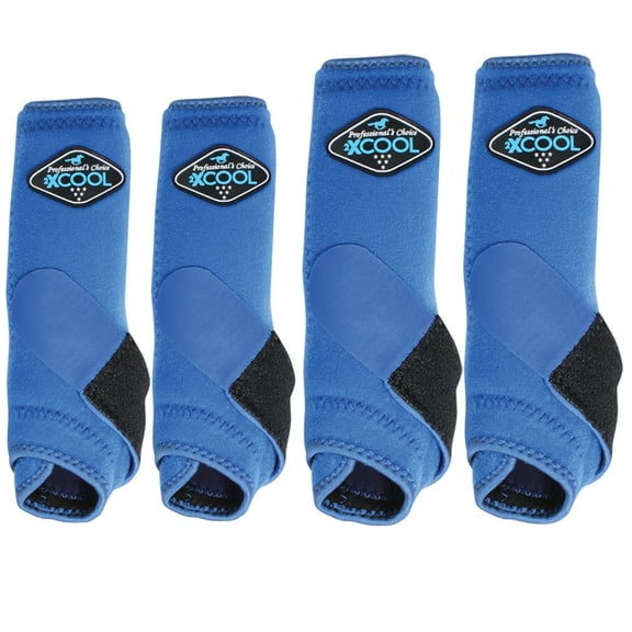 Large Professionals Choice 2XCool Horse Sports Boots 4 Pack Royal Blue