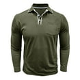 thumbnail image 5 of Afdoent Mens Shirts Male Long Sleeve Shirt Casual Comfortable Breathable Soft Slim Fit Turn Down Collar Solid Color Top For Daily Wear Home Outdoor Hiking Mens Shirts, 5 of 7