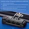 thumbnail image 5 of Zimtown 20/24/28" Hardside Spinner Suitcase 3 Piece ABS Luggage Set with TSA Lock, Dark Blue, 5 of 8