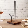 thumbnail image 1 of Paper Towel Holder Countertop Paper Towel Stand Kitchen Tissue(black), 1 of 4