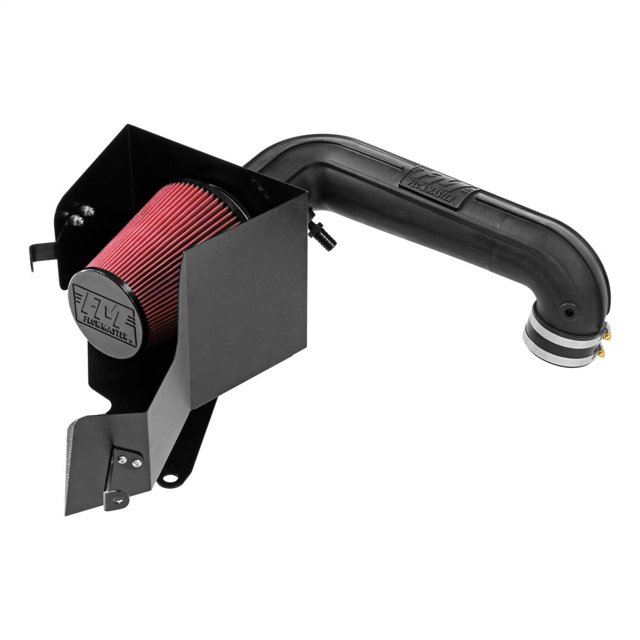 Flowmaster Cold Air Intake 615111 Delta Force; Black Polyethylene Tube; 6 Inch Inside Diameter Cone Filter; Black Powder Coated Heat Shield; Includes Stainless Steel Hardware