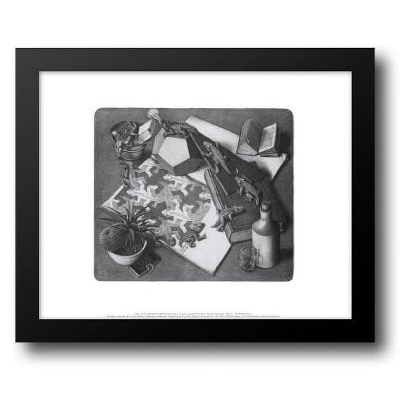 Reptiles 18x15 Framed Art Print by Escher, M.C.