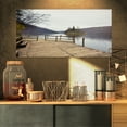 thumbnail image 1 of Plitvice Lakes Wooden Bridge - Landscape Photo Canvas Art Print, 1 of 3