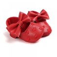 thumbnail image 1 of Newway Baby Girls Soft Sole PU Princess Dresses Shoes Mary Jane Flats Shoes with Cute Bow for Newborn Infant Girl, 1 of 4