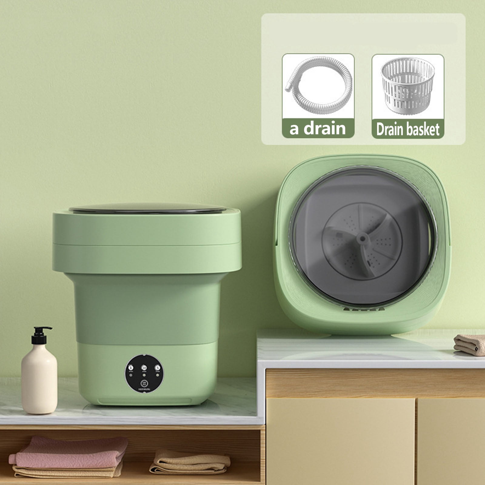 6L Folding Dehydratable Small Mini Portable Purification Underwear Underwear Washing Machine