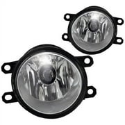 Fog Light For 10-12 Lexus IS350 Clear Lens, Pair