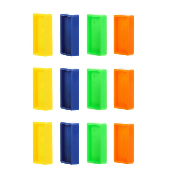 5 Bags of Domino Train Toys Kids Early Educational Dominoes Game Toys Random Color