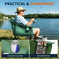 thumbnail image 6 of Zikebtuy Padded Camping Chair, Outdoor Folding Chair, Portable Heavy Duty Arm Chairs with Side Pockets, Cup Holder for Beach, Lawn, Picnic, Fishing, Backpacking, 6 of 6