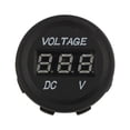 thumbnail image 4 of 12 V-Voltímetro digital LED de CC para coche y motocicleta de 24 V, resistente al agua, ZY, 4 of 9