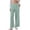 Mint Green, variant on Duqingm Womens Lounge Pants Women's Wide Leg Striped Pants Casual Drawstring Elastic Low Rise Pajama Pants Lounge Wear Trousers Mint Green,XL