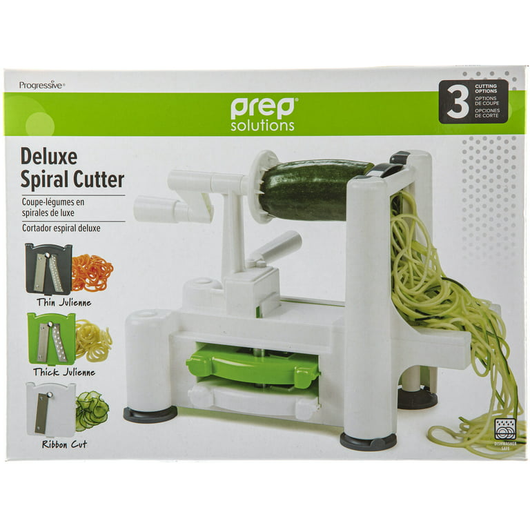 Prep Solutions Deluxe Spiral Cutter White Stainless Steel Blades