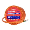 thumbnail image 2 of SYSTON CABLE TECHNOLOGY Cat 6E Ethernet Network Cable - 900 FT, 600MHz 23AWG Solid Bare Copper Wire Outdoor/Indoor, Bulk No Ends 10 Ft to 1000 Ft Available, Heat Resistant Riser Rated - CMR, 2 of 8