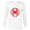 White, variant on Marvel Spider-Man: Across the Spider-Verse Miles Symbol - Long Sleeve T-Shirt for Men - Customized-Athletic Heather