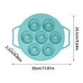 thumbnail image 3 of 7-Cavity Cake Mold Food Grade Nonstick High Temperature Donut Baking Pan Easy Grip Double Handle Easy Clean Oven Safe for Muffins Pastries, 3 of 5