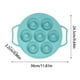 thumbnail image 3 of Molde para pasteles de 7 cavidades con asas | Bandeja antiadherente para donas con doble asa | Moldes de silicona de alta temperatura de grado alimenticio para hornear y limpiar fácilmente, 3 of 7