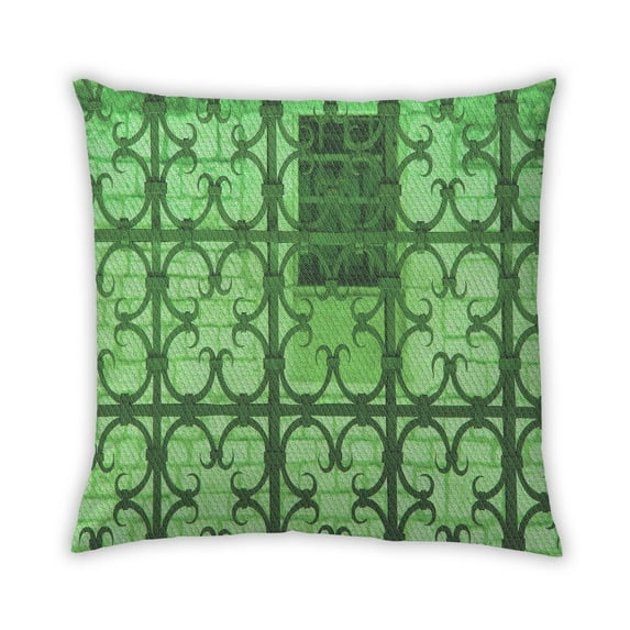 Ahgly Company Outdoor Square Contemporary Throw Pillow, 18 inch by 18 inch
