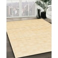 thumbnail image 2 of Ahgly Company Indoor Round Abstract Khaki Gold Solid Area Rugs, 7' Round, 2 of 6