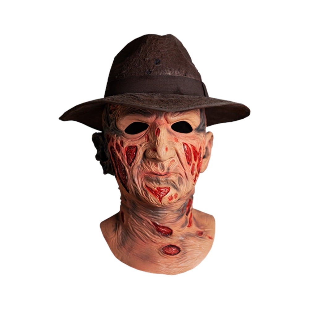 Zombies Freddy Krueger Cosplay Mask Natural Latex Headgear For Halloween Party 