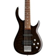 Rogue LX405 Series III Pro 5-String Electric Bass Guitar Level 2 Transparent Black 190839163592
