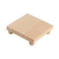 thumbnail image 3 of Soporte de madera para cosméticos, bandeja de maquillaje, soporte resistente multiusos, soporte de pedestal, Pequeño, 3 of 9