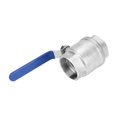 thumbnail image 1 of 3X Ball Valve Female Thread 2 Inch 304 Stainless Steel Full Port Female Thread Ball Valve 2 Inch DN50 1000 WOG, 1 of 7