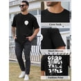 thumbnail image 3 of Good Things Take Time Camiseta de manga corta holgada informal para hombre, 3 of 6