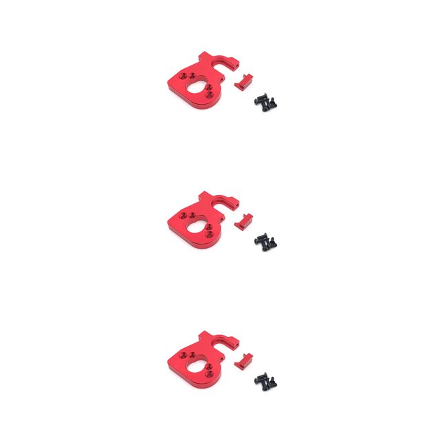 Bewildely RC Cars Soporte de montaje de motor mejorado Motor Vehicles Kits Accesorios Niños Regalos Reemplazo para 144001 Red Type1 NO1 Bewildely CBP203103