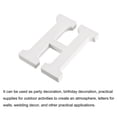 thumbnail image 3 of White Wood Letters 3 Inch, Wood Letters for DIY Party Projects (H), 3 of 5