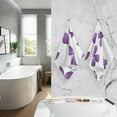 thumbnail image 6 of Watercolor Purple Butterfly Towels 2 Piece Washcloth Hand Towels, Highly Absorbent Towels for Bathroom, Hotel, Gym and Spa 28 X 16 Inches, 6 of 7