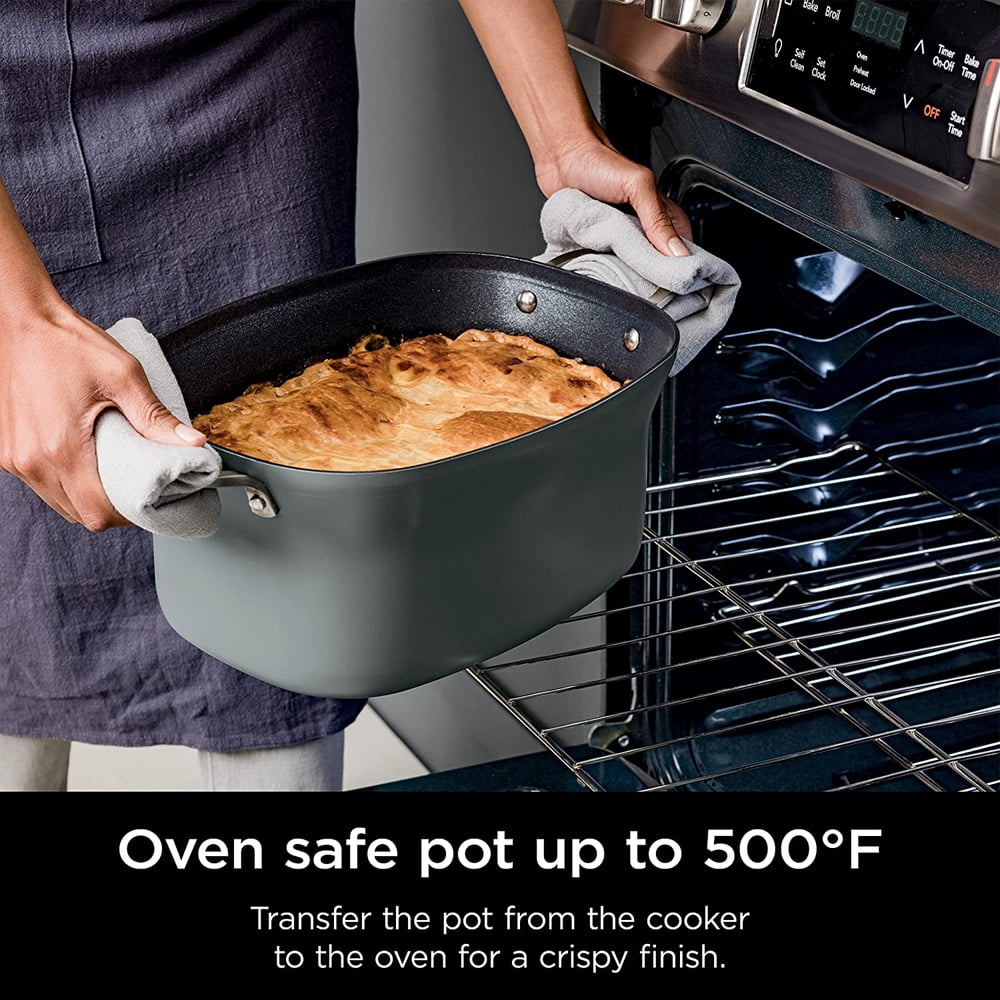 Restored Ninja MC1001 Foodi Possible Slow Cooker PRO Multi-Cooker Bundle with 3 YR CPS Enhanced Protection Pack (Refurbished)