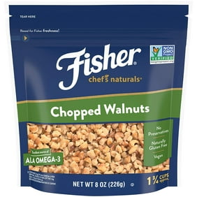 Fisher Chef's Naturals Chopped Walnuts, 8 oz