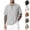 Gray, variant on 1/4 Zip Sports Tops for Men - Men's Active Short Sleeve Polos Lightweight T-Shirts Turndown Collar Activewear Summer Breathable Quick Dry Golf Tennis Tops Casual Smart Work T Shirt
