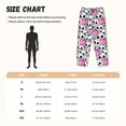 thumbnail image 3 of Balery skull with hearts print Women's Pajama Pants,Ultra Lightweight Pjs,Lounge Pant-Large, 3 of 6