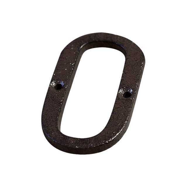 Billuyoard Placa de número de casa de Metal, decoración de puerta duradera y resistente al óxido, decoración de puerta impecable B17--O Type3 NO3