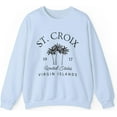 thumbnail image 5 of St. Croix Virgin Islands Sweatshirt, US Virgin Islands Saint Croix Crewneck Pullover, Unisex, St Croix Gift Souvenir, 5 of 32