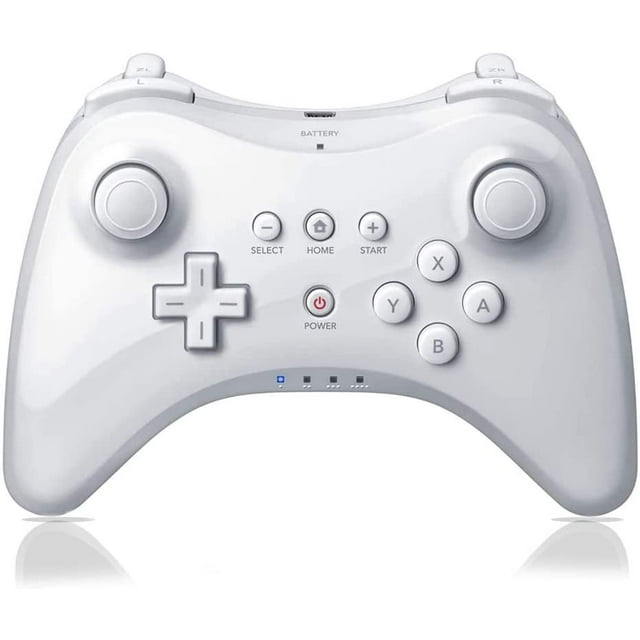 Pro Controller para Wii U, PowerLead Wireless Controller Gamepad para Nintendo (Blanco) oso de fresa Electrónica