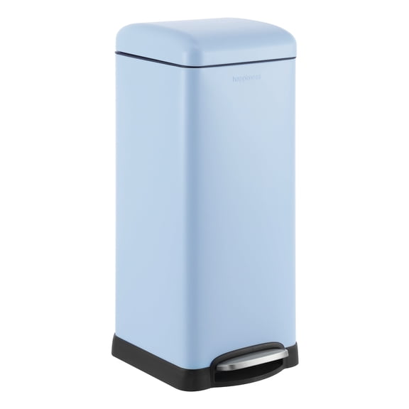 happimess Betty Retro 8-Gallon Step-Open Trash Can, Tide Pool Blue, HPM1007I