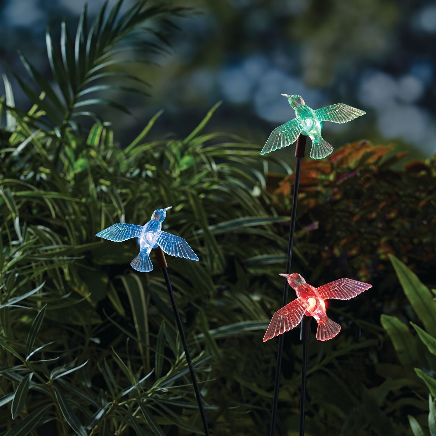 Piquet de jardin avec lumière alimentée par énergie solaire Mainstays