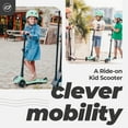 thumbnail image 2 of Scoot & Ride Stand-up Scooter for Children, Ages 3-6, Highwaykick 3, Kiwi, 2 of 12