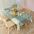 thumbnail image 3 of Rectangle Waterproof Tablecloth 60×102 Inch, Vintage Floral Reusable Indoor/Outdoor Durable Table Cover for Party Kitchen Dinner Room Decor, 3 of 6