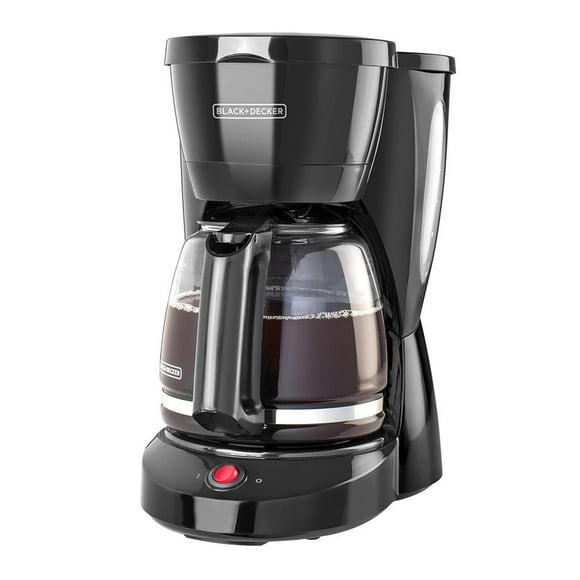 Cafetera Black & Decker 12 Tazas Negra CM0910BKD