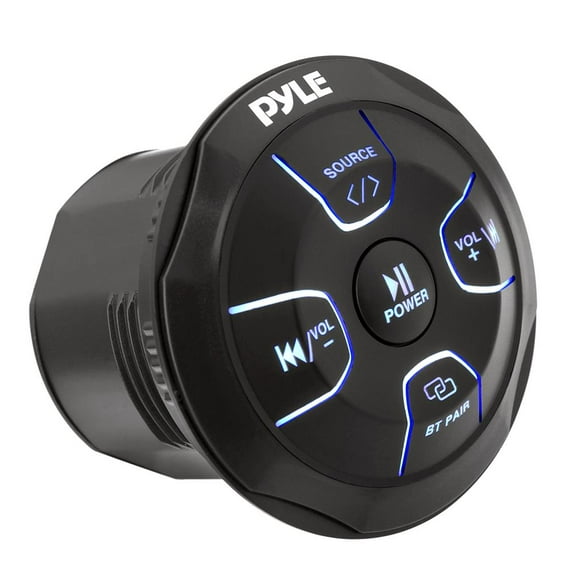 Pyle Amplified Wireless BT Audio Controller 300Watt Waterproof Rated Marine Receiver Remote Control