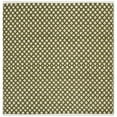 thumbnail image 4 of SAFAVIEH Boston Angelica Diamond Trellis Cotton Area Rug, Olive, 4' x 4' Square, 4 of 9