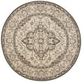 thumbnail image 5 of Safavieh Beach House Mai Traditional Outdoor Area Rug, Cream/Brown, 6'7" x 6'7" Round, 5 of 10